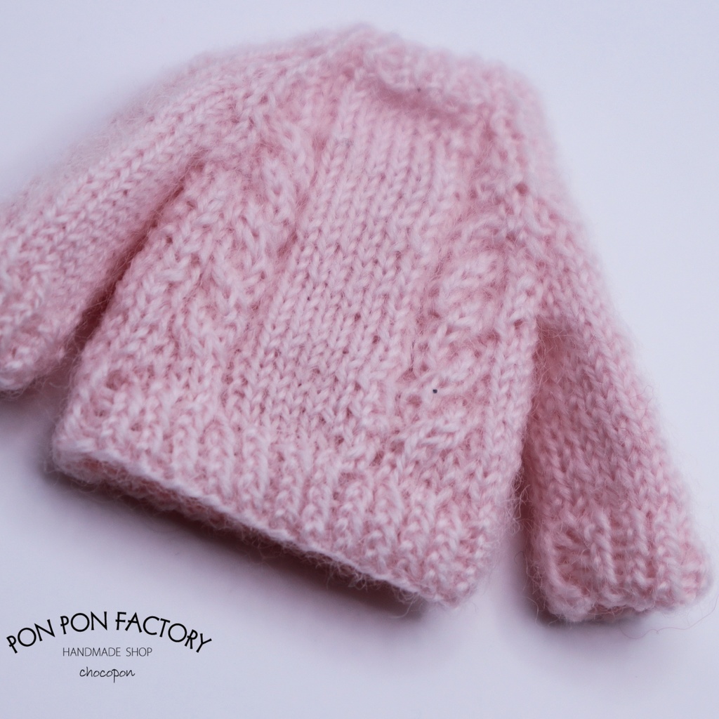 No.0014 オビツ11&ねんどろいど用セーター(アラン模様)