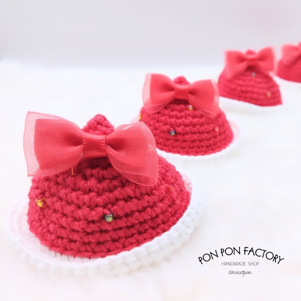 No.0015 ミニフレちゃん用お帽子 × クリスマス