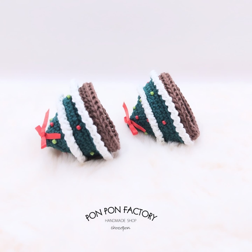 No.0015 ミニフレちゃん用お帽子 × クリスマス