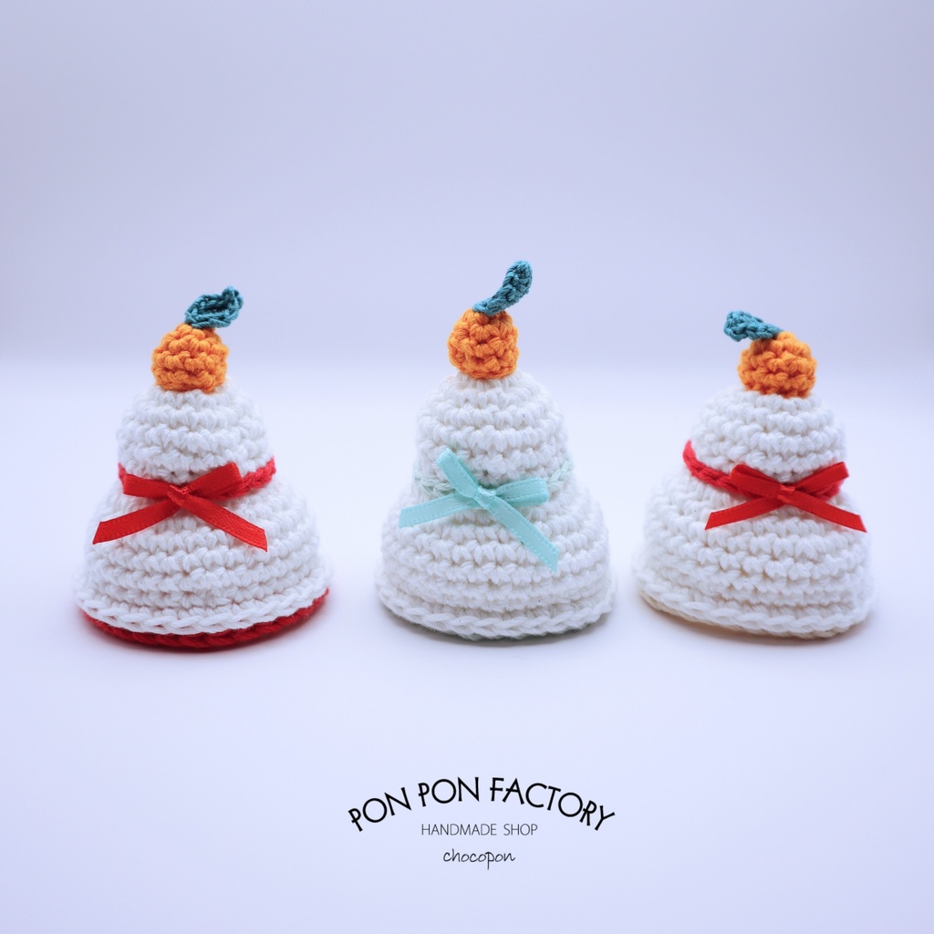 No.0016 ミニフレちゃん用お帽子 × 鏡餅