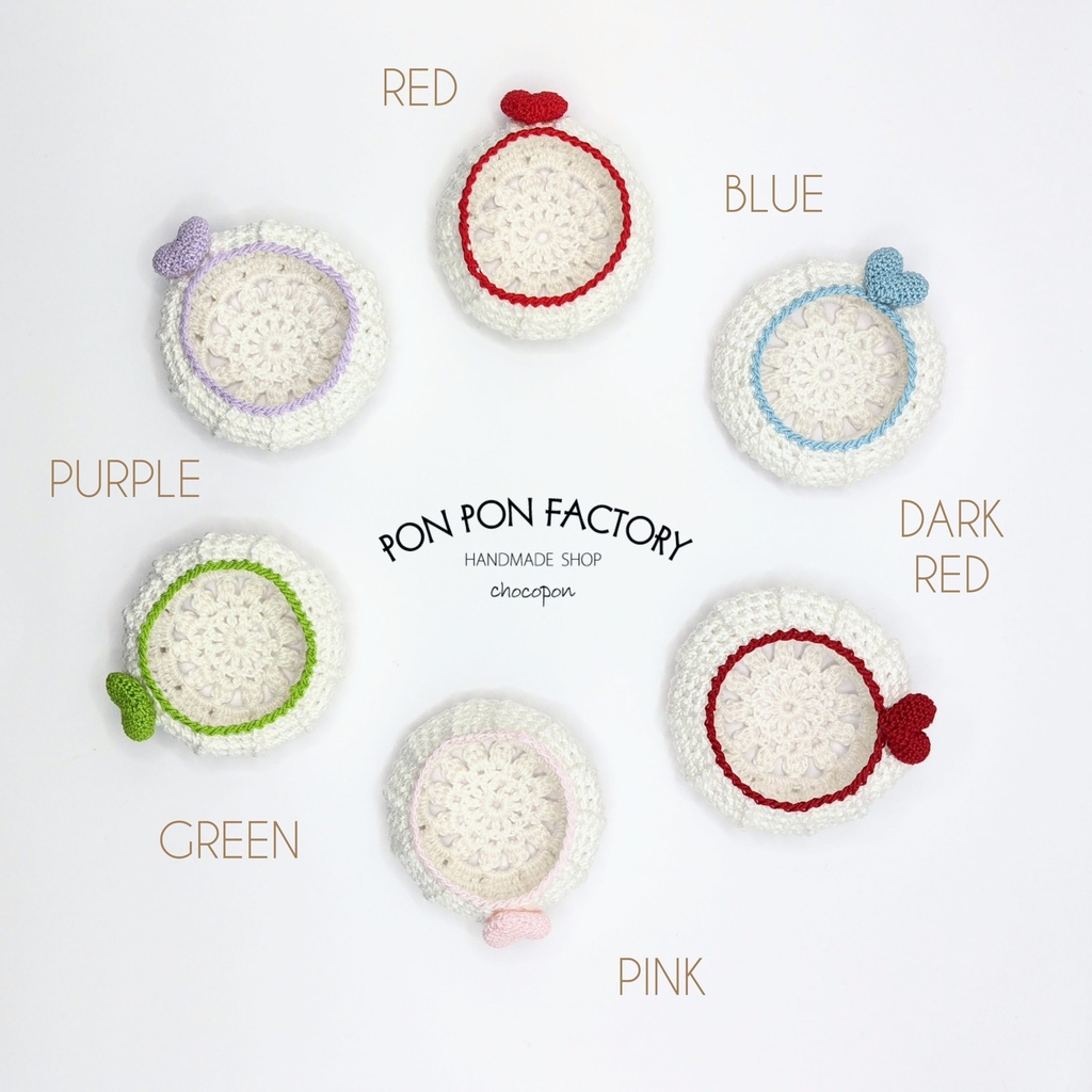 No.0022 ハートベレー帽