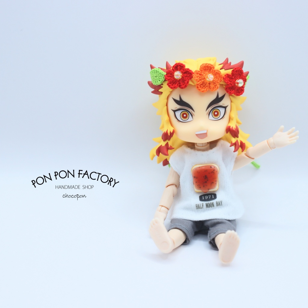 No.0025 ドール&ミニフレ×花かんむり