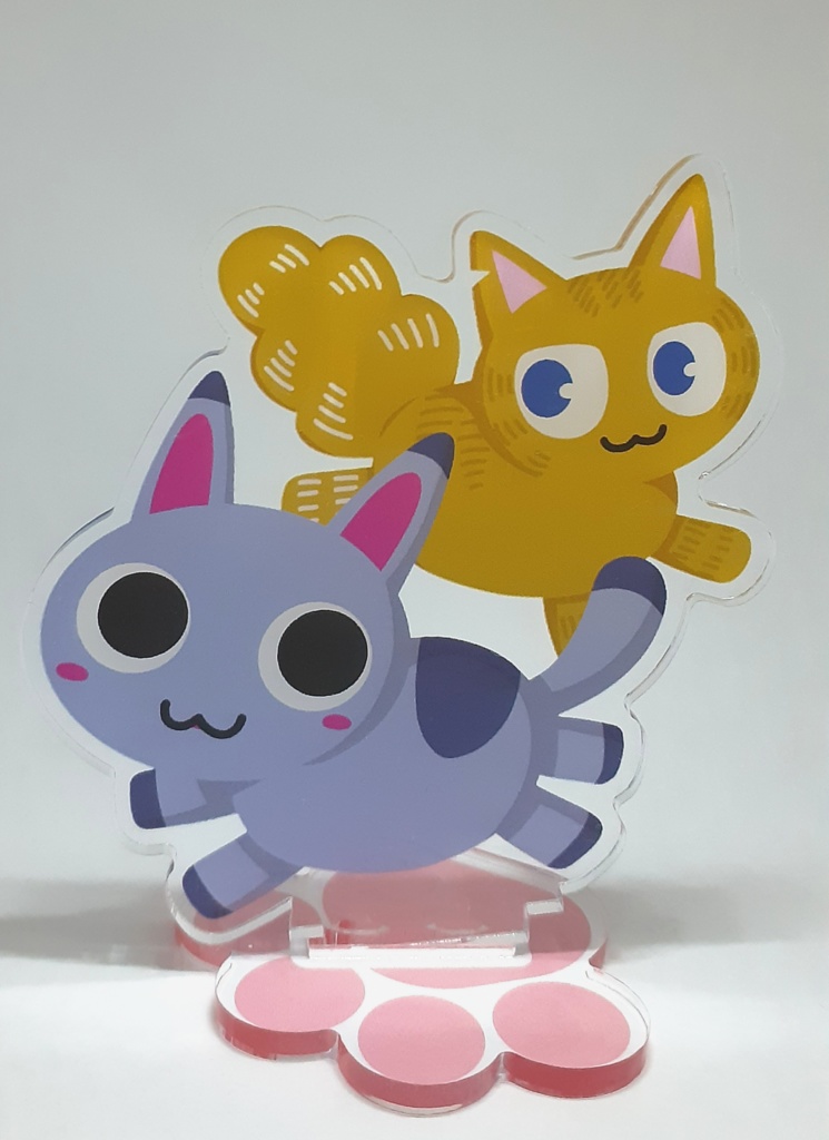 タタンとツマミのアクリルフィギュア