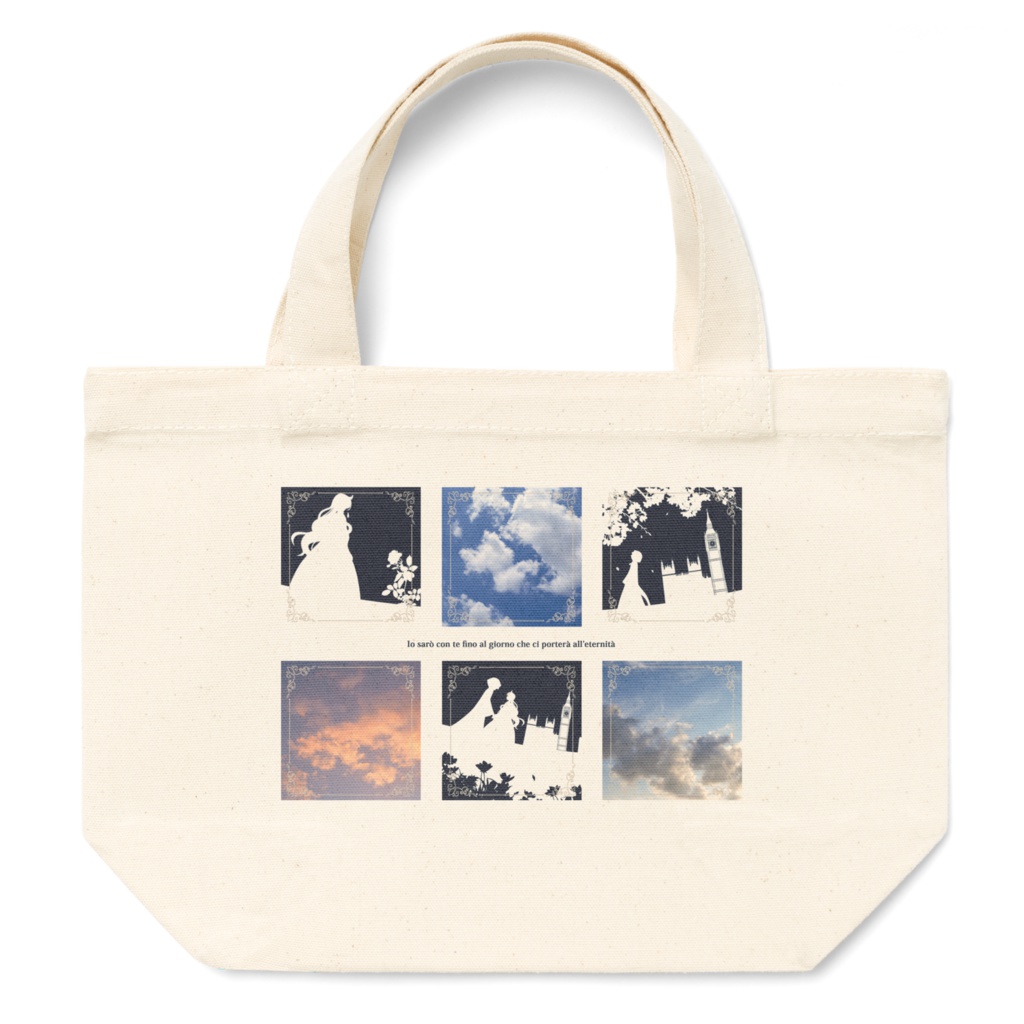 トートバッグ(影絵/ドット絵)