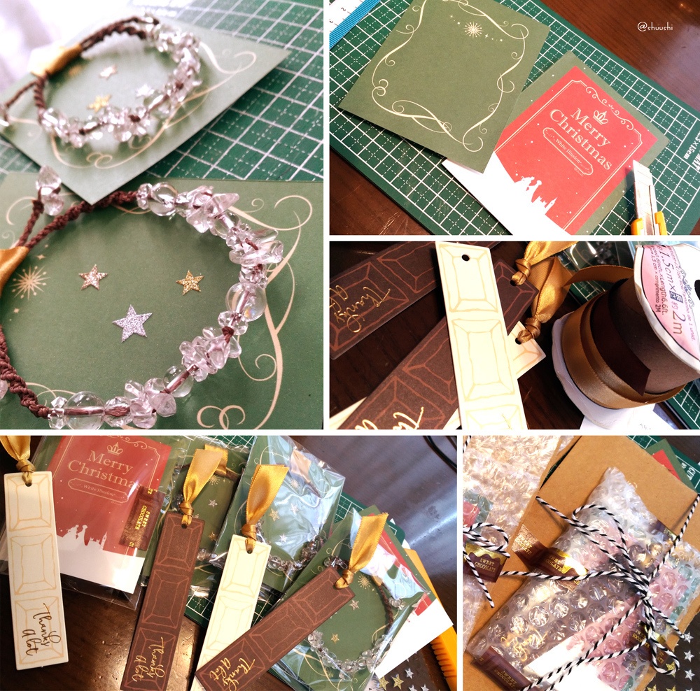 【ハンドメイド】マクラメブレス*:。.:+*.。White Illusion