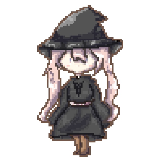 【アクリルキーホルダー】ドット絵女の子シリーズ