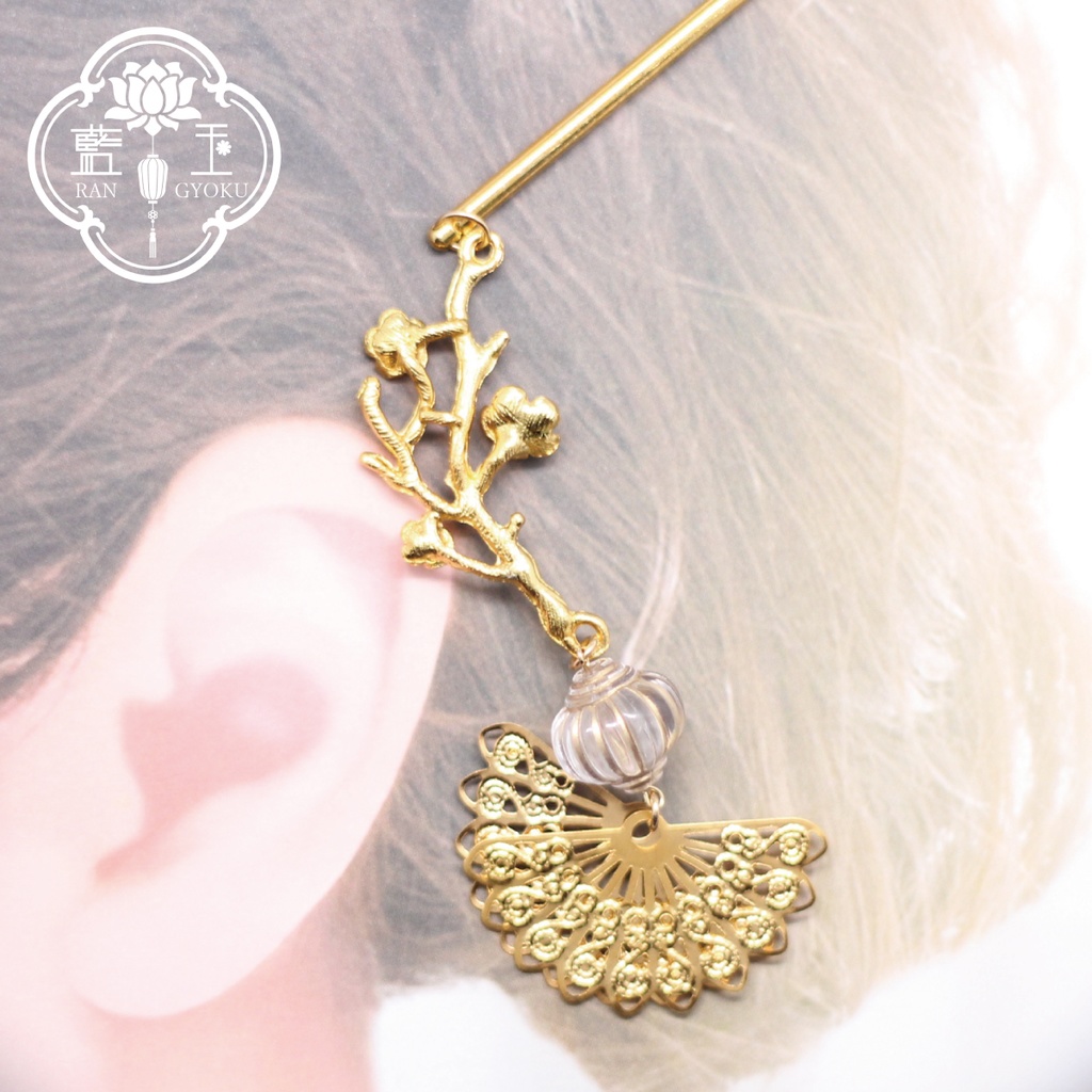 【中華風ハンドメイド簪】春陽簪