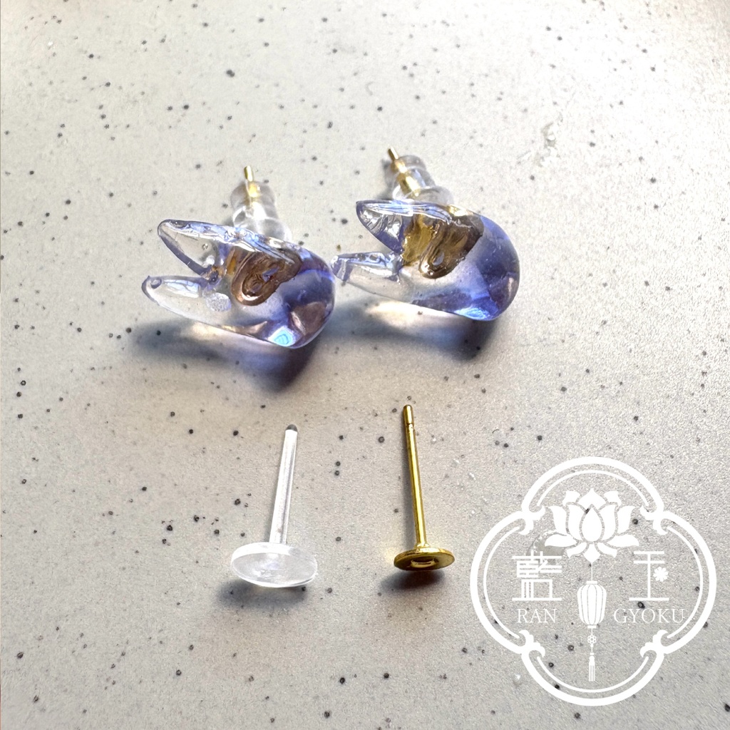 メロンソーダなお狐様4カラー*サクランボ取り外せる2way【ピアス変更可】