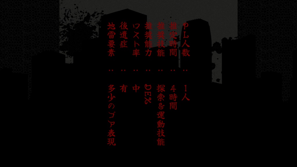 クトゥルフ神話TRPG【⚪︎のために死んでくれ】 SPLL:E197991