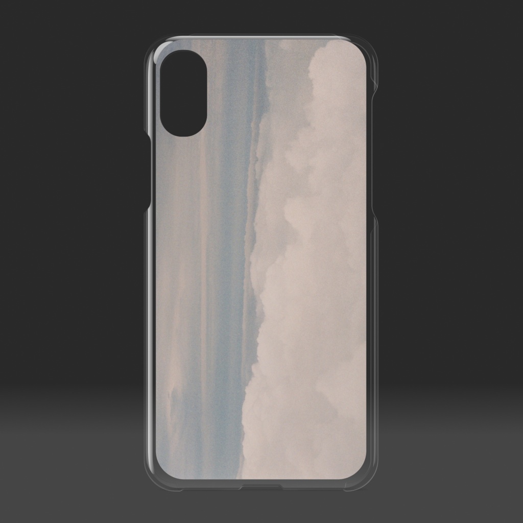 あの日のきおく クリアiPhoneケース D (X/XS)