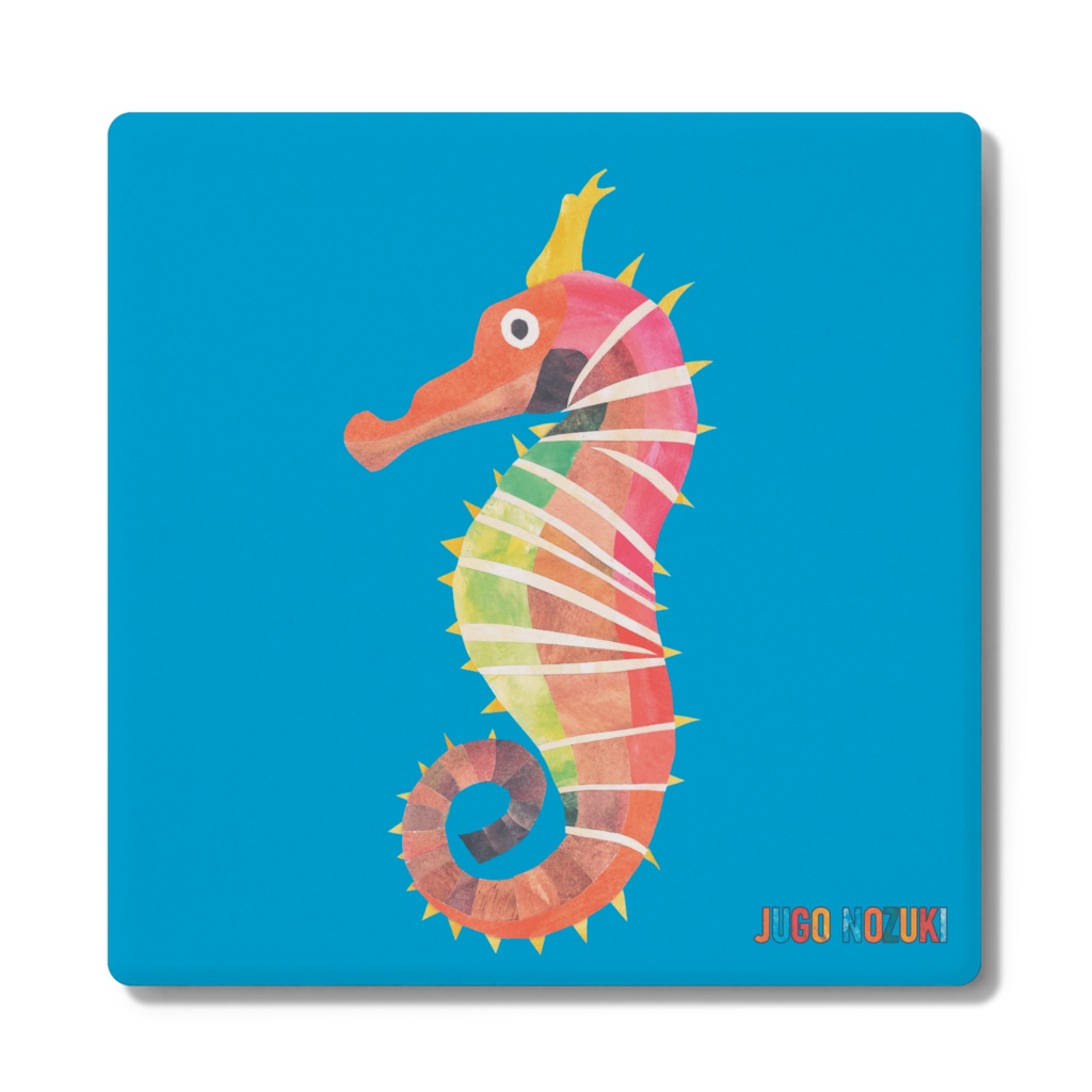 タツノオトシゴ　コースター（四角）