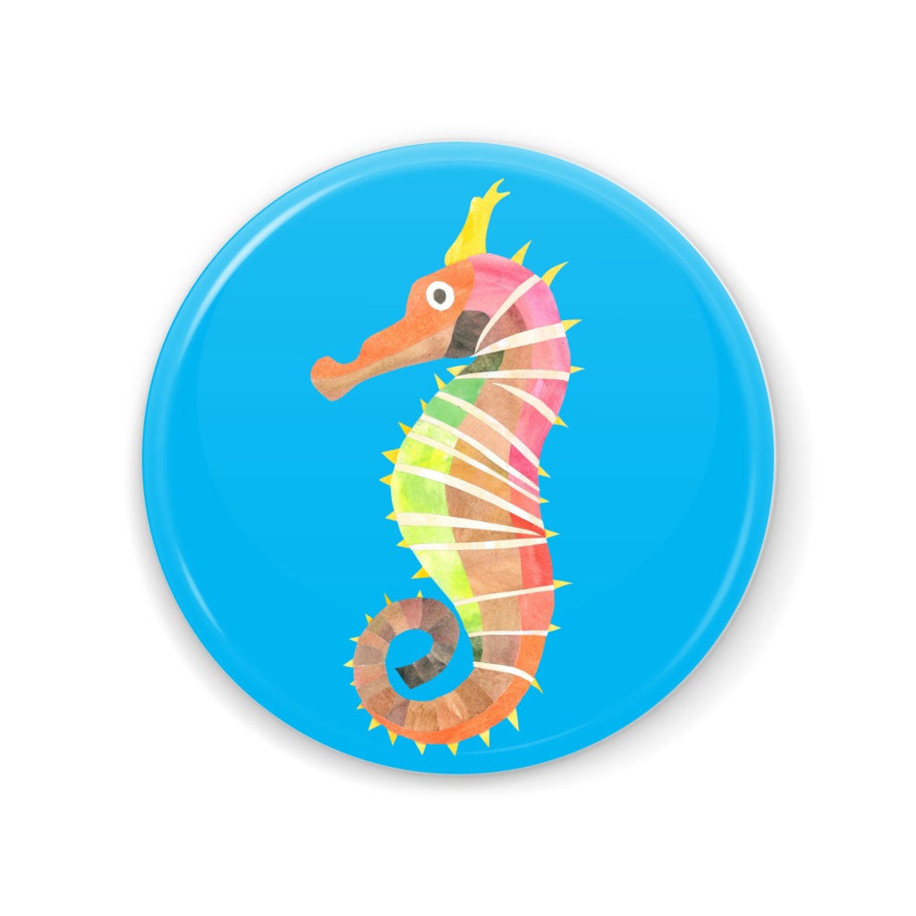 タツノオトシゴ　缶ミラー