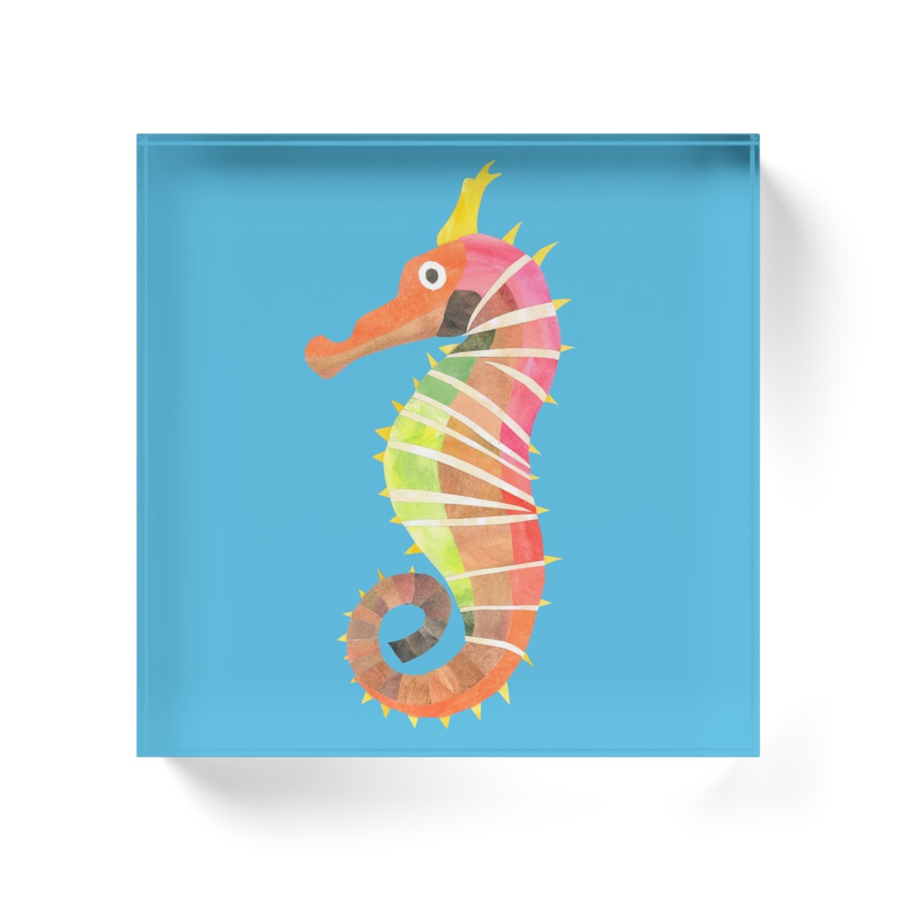 タツノオトシゴ アクリルブロック