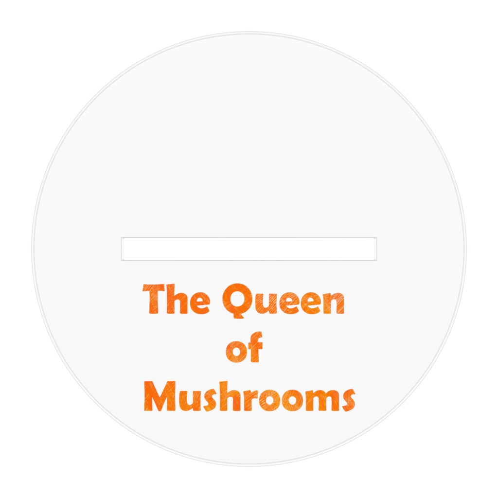 ベニクイーンタケ アクリルフィギュア