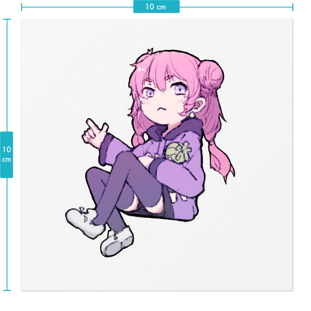 帝ミニステッカー