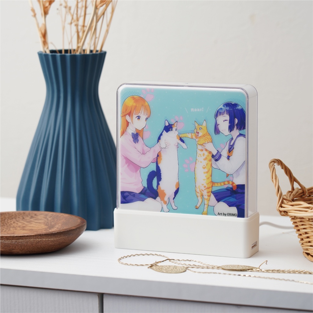 ライトボックスサイン　ニャーと！展＜ERIMO＞