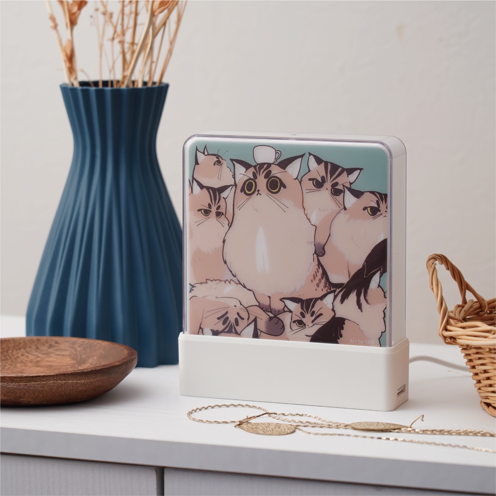 ライトボックスサイン　ニャーと！展＜lack＞