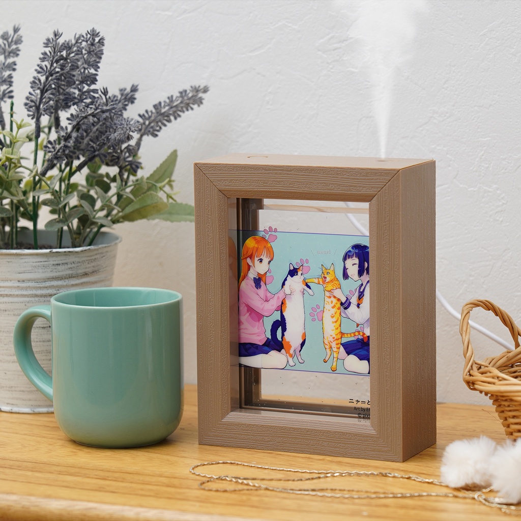 加湿器Frame ニャーと!展<ERIMO>