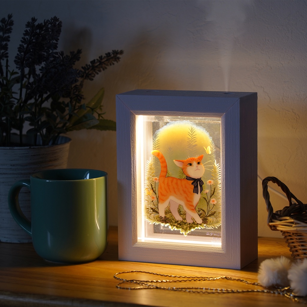 加湿器Frame ニャーと!展<たら>