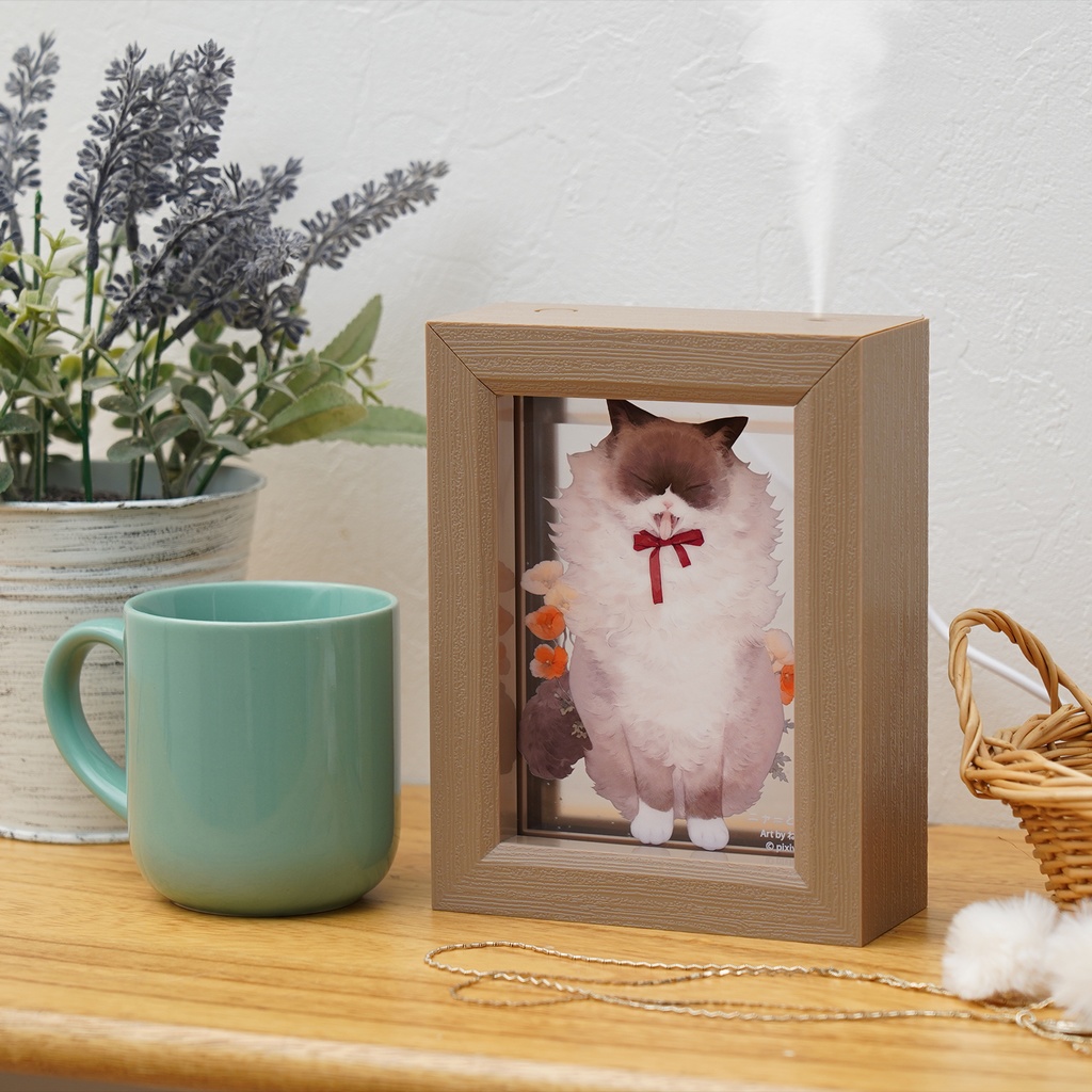 加湿器Frame　ニャーと！展＜ねこ助＞