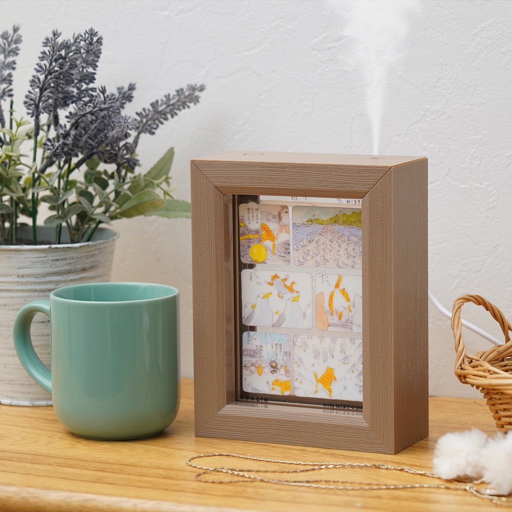 加湿器Frame ニャーと!展<ねこまき>
