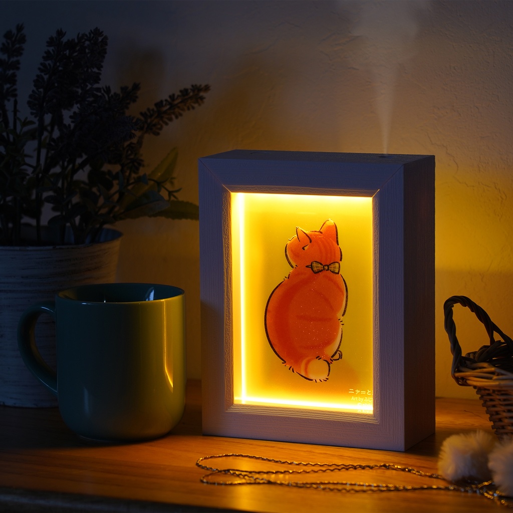 加湿器Frame ニャーと!展<ふじひと>