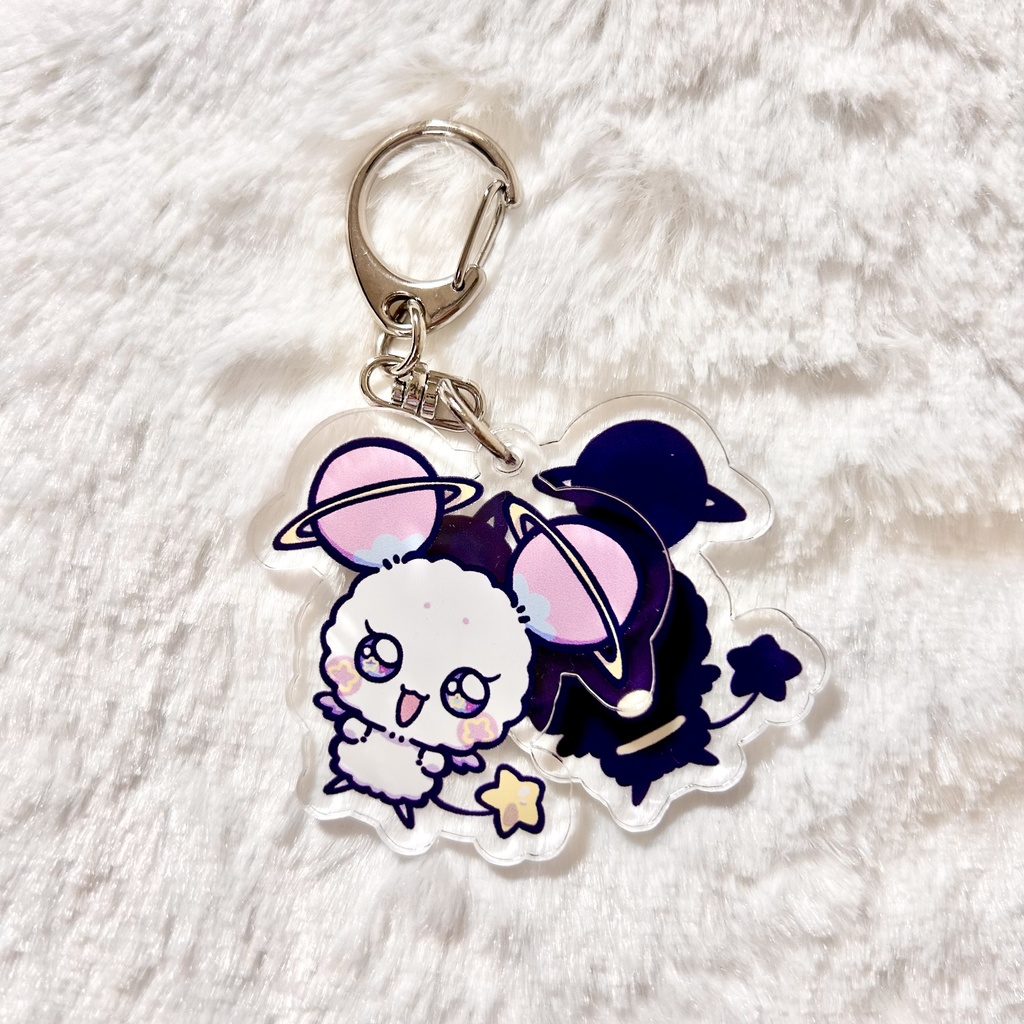 15時〜販売開始　23話ﾌﾜﾁｬﾝのﾅｶﾐ ツインアクキー