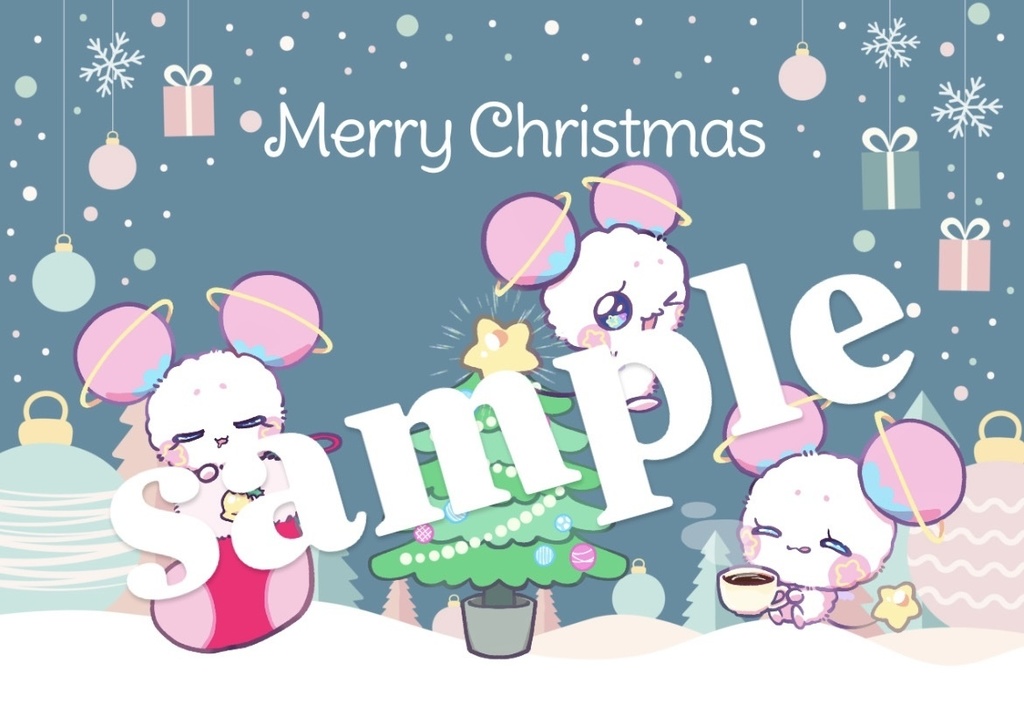 ネットプリント　🎄クリスマスﾌﾜﾁｬﾝ🎄