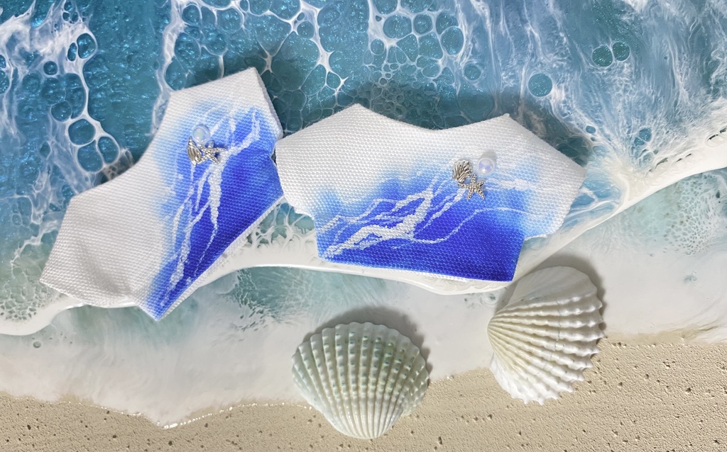 手染めの海シャツ