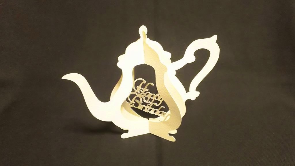 立体切り絵メッセージカード