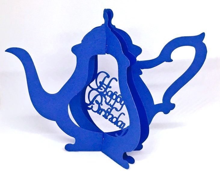 立体切り絵メッセージカード