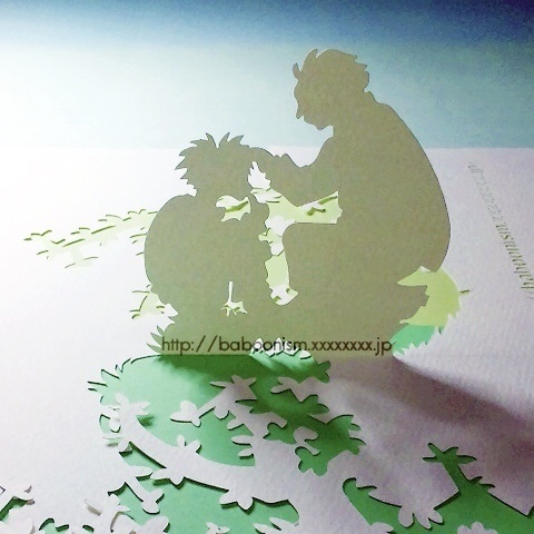 ポップアップカード『ワタリとL』