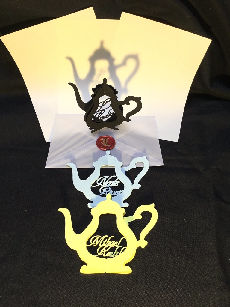 立体切り絵メッセージカード【名前入り・受注生産も可能】