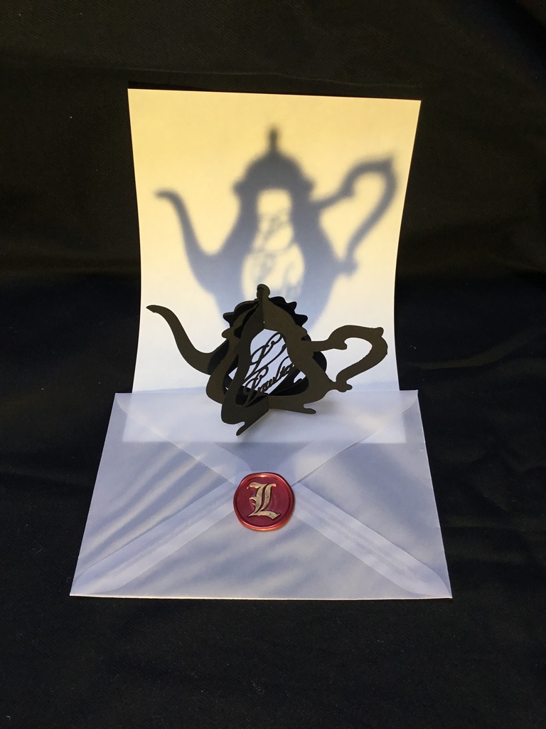 立体切り絵メッセージカード【名前入り・受注生産も可能】