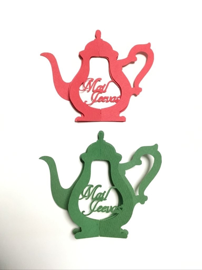 立体切り絵メッセージカード【名前入り・受注生産も可能】