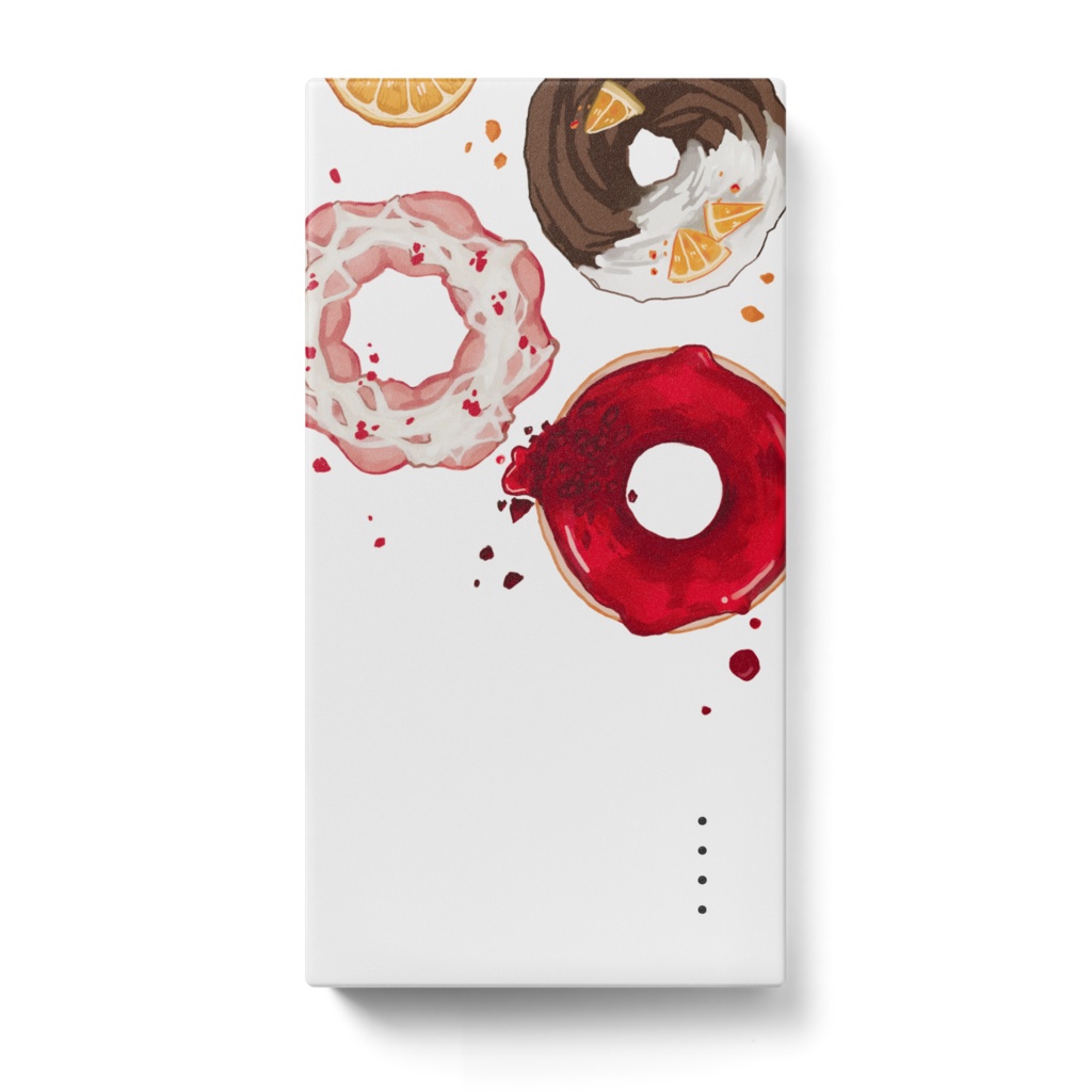 モバイルバッテリー　ドーナツ