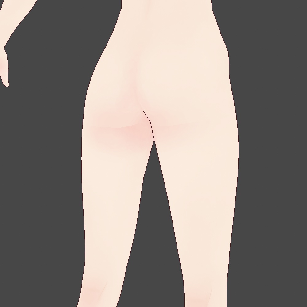 【VRoid正式版】VRoid向け透明感のある自然な肌テクスチャ