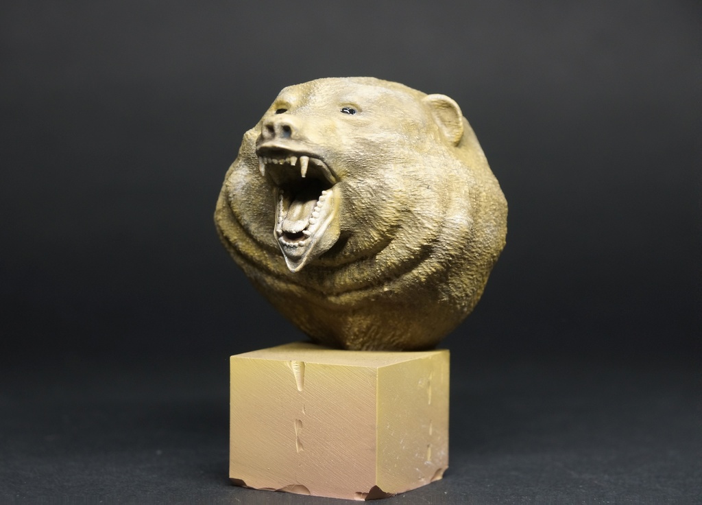 熊 オブジェ 3Dプリント用stlデータ