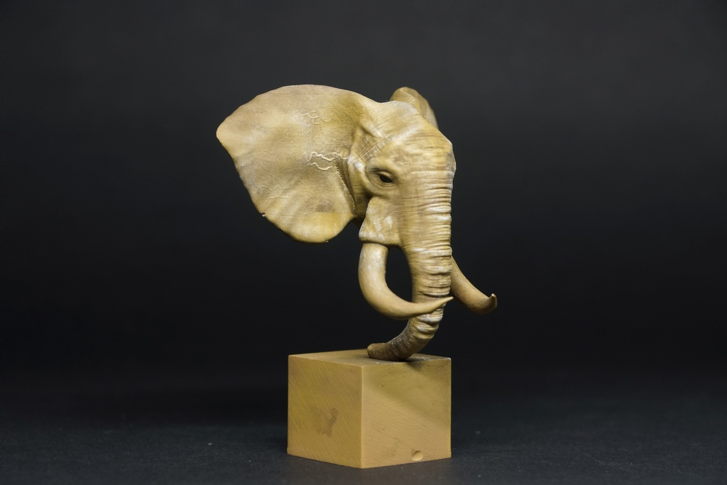 ゾウ オブジェ 3Dプリント用stlデータ