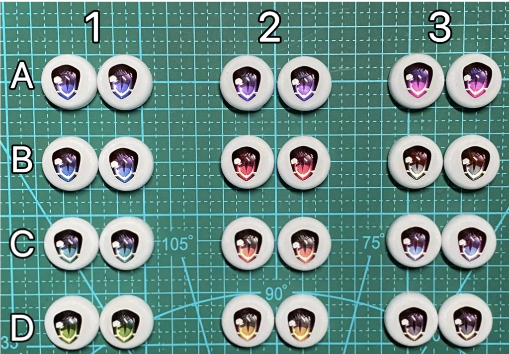 【20mm・A品】逆行法则 ドールアイ レジンアイ