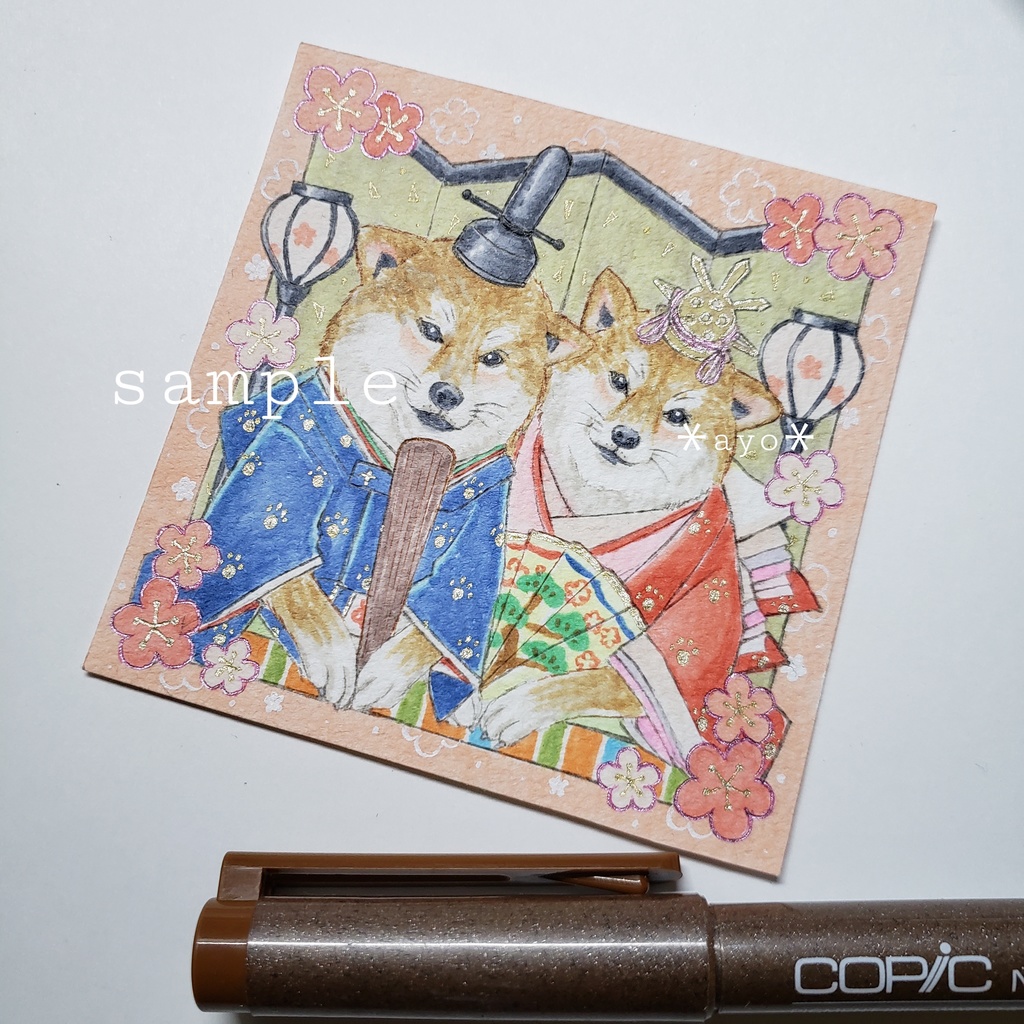 ひな祭り～柴犬ちゃん - クラフト・布製品