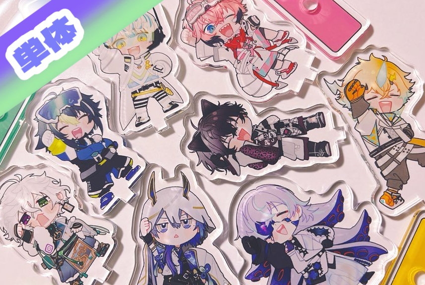 【単体ずつご希望の方はこちら】つえー！ミニアクリルスタンド