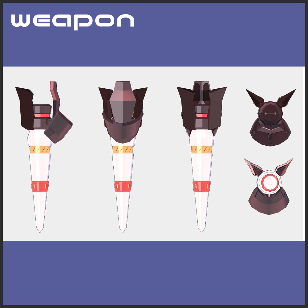 【オリジナル無料アバター3Dモデル】バウワウ