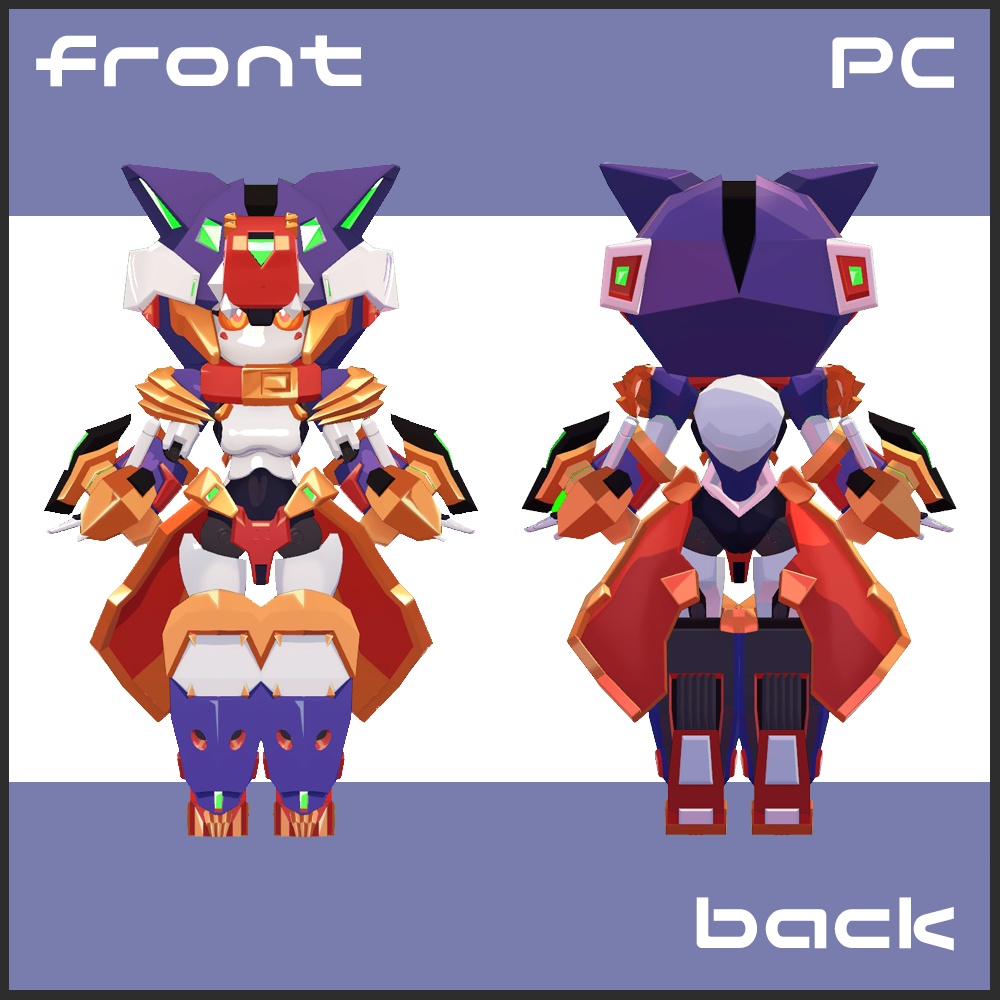 【オリジナル無料アバター3Dモデル】バウワウ