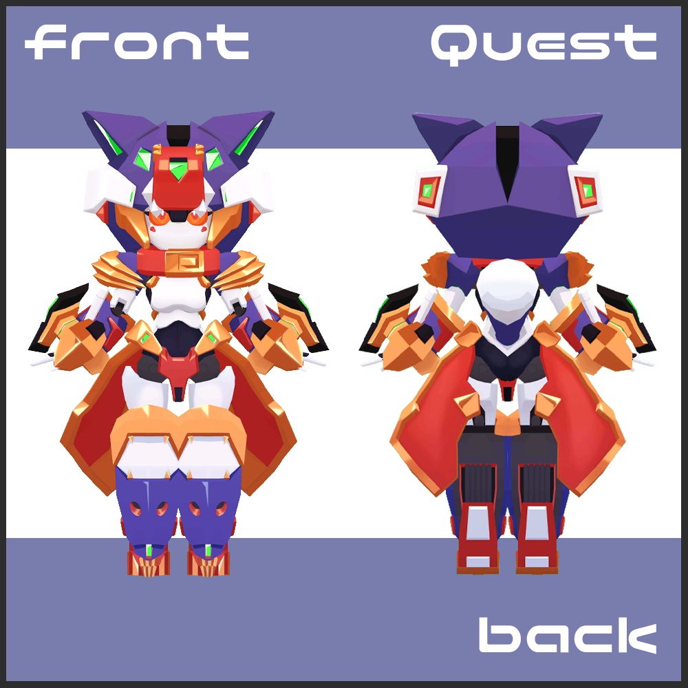 【オリジナル無料アバター3Dモデル】バウワウ