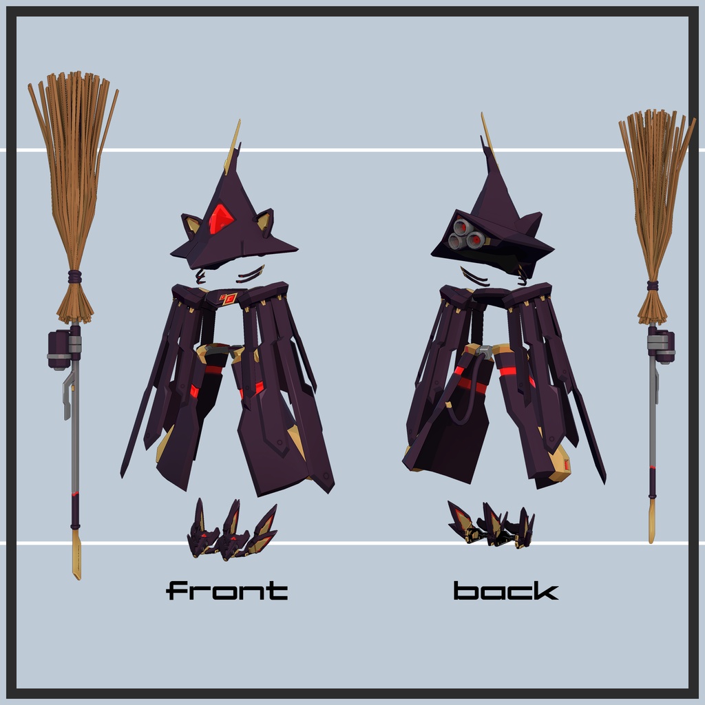 鬼操転鎧用猫魔女アーマー「Mechawitch」