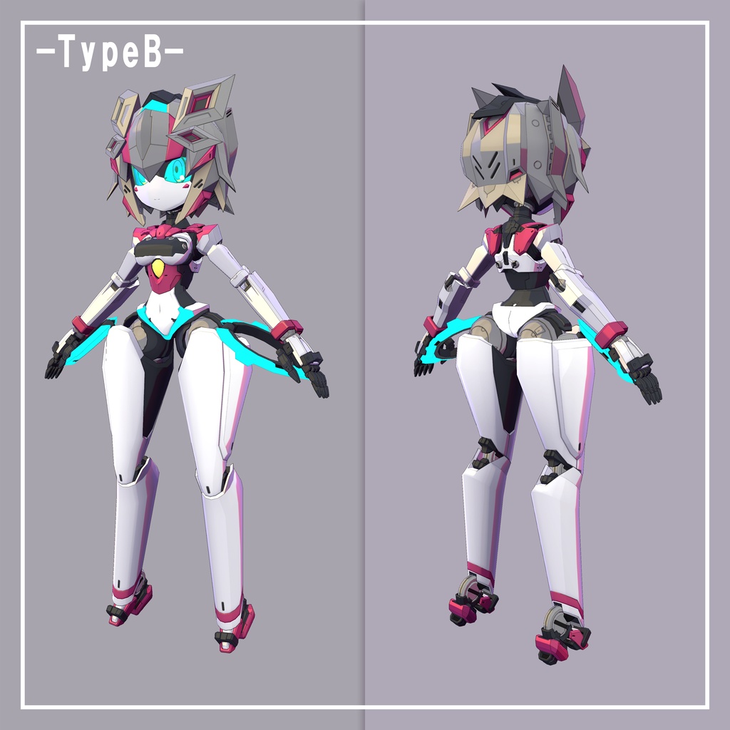 TranCL(トランシエル) 2in1ルックカスタムロボアバター 【オリジナル3Dモデル】