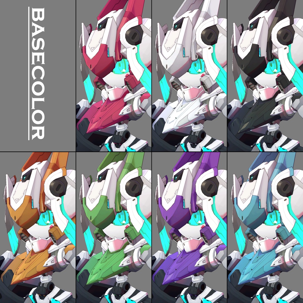 TranCL(トランシエル) 2in1ルックカスタムロボアバター 【オリジナル3Dモデル】