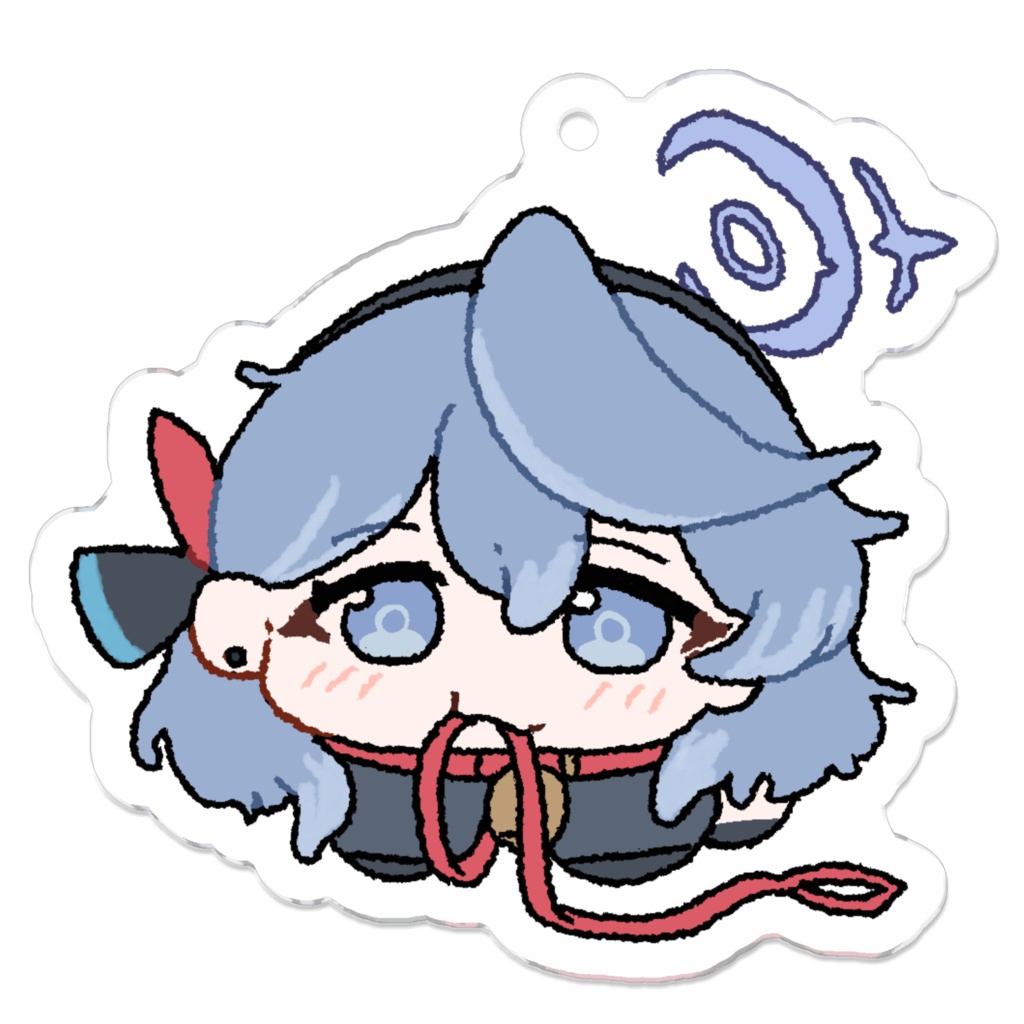 アコ犬（まいご）アクキー(keychain)