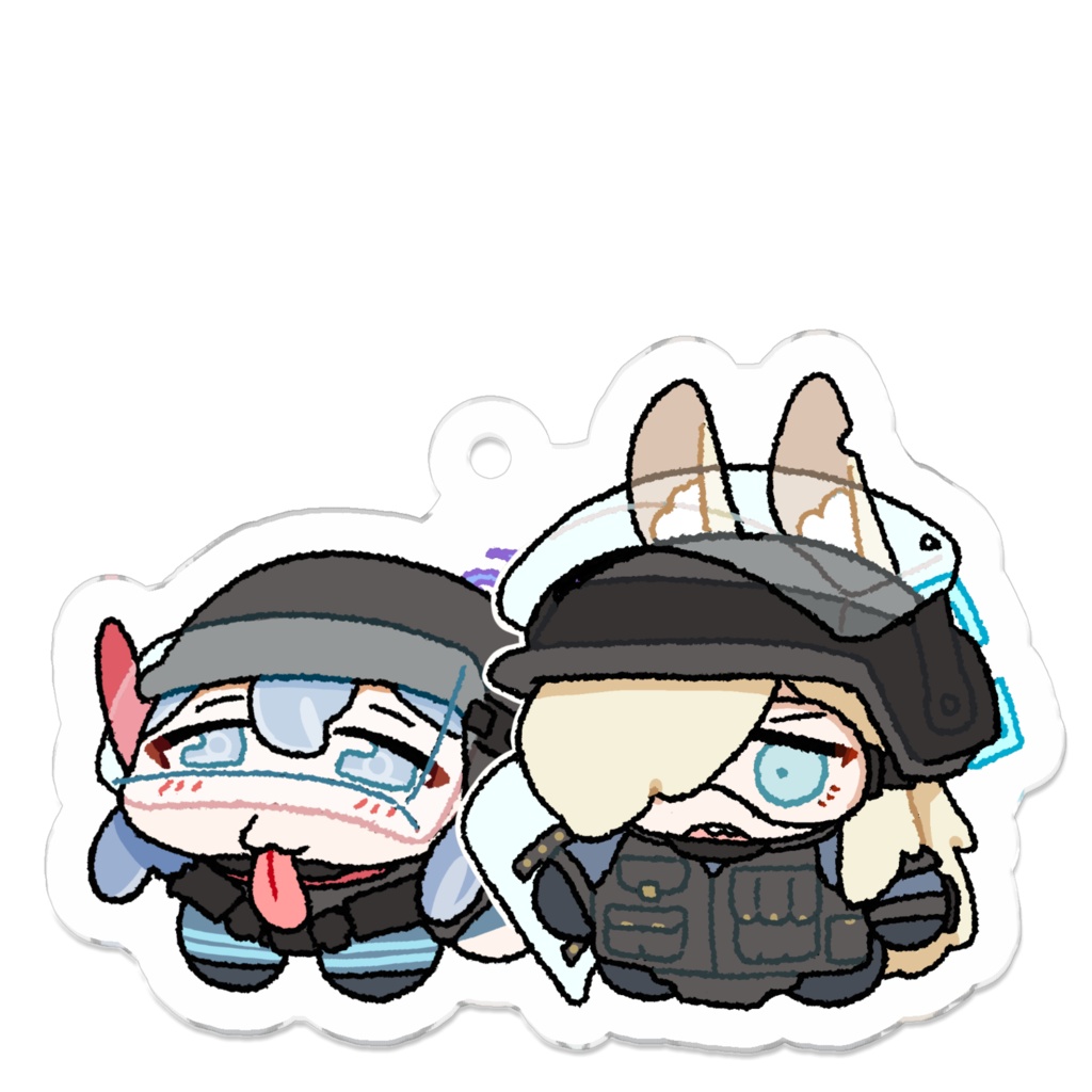 警察犬　アクキー(Keychain)